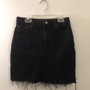 ASOS High Wasted Distressed Skirt